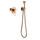 Набор для гигиенического душа Timo Saona 2389/19SM (со скрытой частью) розовое золото - фото 