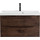Тумба подвесная с раковиной BelBagno MARINO-900-2C-SO-RW-P 90 см, Rovere Moro - фото 