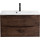 Тумба подвесная с раковиной BelBagno MARINO-1000-2C-SO-RW-P 100 см, Rovere Moro - фото 