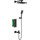 Душевая система для ванны с термостатом Timo Petruma SX-5149/03SM, черный - фото 
