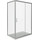 Душевое ограждение Bas Infinity WTW+SP C-CH 120х100 см, хром/прозрачное - фото 