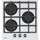 Газовая варочная поверхность Graude GS 45.1 W (белое стекло) - фото, картинка  Газовая варочная поверхность Graude GS 45.1 W (белое стекло) - фото
