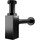 Сифон для умывальника WasserKraft Abens A169, черный - фото 