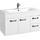 Тумба подвесная с раковиной Акватон Диор 100 см 1A1677K2DR010, белый - фото 