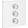 Переключатель на 3 положения Grohe Grohtherm SmartControl 29158LS0, белая луна - фото 