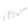 Смеситель для ванны Hansgrohe Talis E 71748700, белый - фото, картинка  Смеситель для ванны Hansgrohe Talis E 71748700, белый - фото