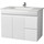 Тумба подвесная с раковиной Mirsant Next 80/1 см (раковина Premier 800), белый - фото 