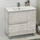 Тумба напольная с раковиной Comforty Верона 90 см, дуб белый - фото 