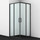 Душевое ограждение WasserKraft Dill 90х90 см 61S03, чёрный/прозрачное - фото 