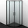 Душевое ограждение WasserKraft Dill 90х90 см 61S01, чёрный/прозрачное - фото 