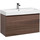 Тумба подвесная с раковиной Aquanet Нью-Йорк 100 см 203949, орех - фото 