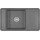 Кухонная мойка Акватон Беллис 1A724832BS210, графит, Цвет производителя: графит - фото 
