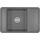 Кухонная мойка Акватон Беллис 1A725032BS210, графит, Цвет производителя: графит - фото 