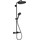 Душевая стойка с термостатом Hansgrohe Raindance Select S Showerpipe 280 1jet 26890670, черный - фото, картинка Душевая стойка с термостатом Hansgrohe Raindance Select S Showerpipe 280 1jet 26890670, черный - фото