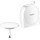 Внешняя часть излива на ванну с набором для слива и перелива Hansgrohe Exafill S 58117700, белый - фото, картинка Внешняя часть излива на ванну с набором для слива и перелива Hansgrohe Exafill S 58117700, белый - фото
