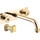 Смеситель для раковины настенный Cezares APHRODITE-BLS2-03/24-O, золото, Цвет производителя: золото - фото 