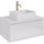 Тумба подвесная со столешницей Dreja Insight 80 см 99.9200, белый глянец - фото 