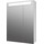 Зеркало-шкаф Dreja Uni Led 60 см 99.9001, белый глянец - фото 