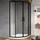 Душевое ограждение Ravak Blix Slim BLSCP4 80x80 см X3BM40300Z1 чёрный/прозрачное - фото, картинка Душевое ограждение Ravak Blix Slim BLSCP4 80x80 см X3BM40300Z1 чёрный/прозрачное - фото