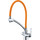 Смеситель для кухни Lemark Comfort LM3070C-Orange, хром/оранжевый - фото 