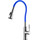 Смеситель для кухни Lemark Expert LM5082S-Blue, хром/синий - фото 