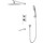 Душевая система для ванны Lemark Melange LM4922CW, хром/белый - фото 