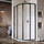 Душевое ограждение Ravak Supernova SKCP4 90x90 см 3117O30211 чёрный/pearl - фото, картинка Душевое ограждение Ravak Supernova SKCP4 90x90 см 3117O30211 чёрный/pearl - фото