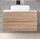 Тумба подвесная со столешницей BelBagno ETNA-900-2C-SO-WO-P 90 см, Rovere Bianco/Bianco Opaco, Цвет фасада: Rovere Bianco - фото, картинка Тумба подвесная со столешницей BelBagno ETNA-900-2C-SO-WO-P 90 см, Rovere Bianco/Bianco Opaco, Цвет фасада: Rovere Bianco - фото