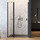 Душевая дверь Radaway Nes 8 Black DWJ II 100 см 10083100-54-01L (стекло 8 мм), черный/прозрачное - фото, картинка Душевая дверь Radaway Nes 8 Black DWJ II 100 см 10083100-54-01L (стекло 8 мм), черный/прозрачное - фото