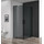 Душевое ограждение Cezares (80-90)x(100-110) см SLIDER-AH-2-80/90-100/110-GRIGIO-NERO (стекло 8 мм) черный/серое - фото, картинка Душевое ограждение Cezares (80-90)x(100-110) см SLIDER-AH-2-80/90-100/110-GRIGIO-NERO (стекло 8 мм) черный/серое - фото
