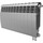 Радиатор Royal Thermo BiLiner 350 VD Silver Satin 960х430 мм (12 секций) - фото 