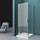 Душевое ограждение BelBagno 100х80 см KRAFT-AH-12-100/80-C-Cr-L, хром/прозрачное - фото, картинка Душевое ограждение BelBagno 100х80 см KRAFT-AH-12-100/80-C-Cr-L, хром/прозрачное - фото