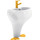 Раковина напольная детская Creavit Ducky 52 см DC052.00000 - фото, картинка  Раковина напольная детская Creavit Ducky 52 см DC052.00000 - фото