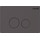 Кнопка смыва Creavit Terra GP9002.04, антрацит матовый - фото 