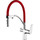 Смеситель для кухни Lemark Comfort LM3074C-Red, хром/красный - фото 