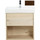 Тумба подвесная с раковиной BelBagno NEON-600-1C-SO-RS 60 см, Rovere Scuro - фото 