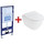 Инсталляция Aquatek Standart 50 INS-0000012 с подвесным унитазом Cezares Stylus CZR-513-TH-R - фото, картинка Инсталляция Aquatek Standart 50 INS-0000012 с подвесным унитазом Cezares Stylus CZR-513-TH-R - фото