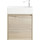 Тумба подвесная с раковиной BelBagno KRAFT MINI-500/260-1A-SO-RGB-R 50 см, Rovere Galifax Bianco - фото, картинка Тумба подвесная с раковиной BelBagno KRAFT MINI-500/260-1A-SO-RGB-R 50 см, Rovere Galifax Bianco - фото