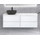 Тумба подвесная со столешницей BelBagno Kraft 120 см KRAFT-600-2C-SO-BO+EK-120-AS-BO-L - фото, картинка Тумба подвесная со столешницей BelBagno Kraft 120 см KRAFT-600-2C-SO-BO+EK-120-AS-BO-L - фото