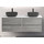 Тумба подвесная со столешницей BelBagno Kraft 120 см KRAFT-600-2C-SO-CG+EK-120-2-BO - фото, картинка Тумба подвесная со столешницей BelBagno Kraft 120 см KRAFT-600-2C-SO-CG+EK-120-2-BO - фото