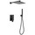 Душевая система для душа Abber Daheim AF8219B, черный матовый - фото 