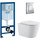 Инсталляция с подвесным унитазом комплект: Grohe Rapid SL 38772001 с подвесным унитазом Aquanet Rimless Atago 2.0 W LX-1905 сиденье микролифт, крепление, кнопка смыва хром - фото, картинка Инсталляция с подвесным унитазом комплект: Grohe Rapid SL 38772001 с подвесным унитазом Aquanet Rimless Atago 2.0 W LX-1905 сиденье микролифт, крепление, кнопка смыва хром - фото