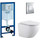Инсталляция с подвесным унитазом комплект: Grohe Rapid SL 38772001 с подвесным унитазом Aquanet Rimless Cetus 2.0 W LX-1901 сиденье микролифт, крепление, кнопка смыва хром - фото, картинка Инсталляция с подвесным унитазом комплект: Grohe Rapid SL 38772001 с подвесным унитазом Aquanet Rimless Cetus 2.0 W LX-1901 сиденье микролифт, крепление, кнопка смыва хром - фото