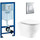 Инсталляция с подвесным унитазом комплект: Grohe Rapid SL 38772001 с подвесным безободковым унитазом Belbagno Lucie BB063CHR сиденье микролифт, крепление, кнопка смыва хром - фото, картинка Инсталляция с подвесным унитазом комплект: Grohe Rapid SL 38772001 с подвесным безободковым унитазом Belbagno Lucie BB063CHR сиденье микролифт, крепление, кнопка смыва хром - фото