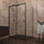 Душевое ограждение Veconi Rovigo 110x110 см RV046B-110110-01-C5, чёрный/прозрачное - фото, картинка Душевое ограждение Veconi Rovigo 110x110 см RV046B-110110-01-C5, чёрный/прозрачное - фото