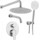 Душевая система для ванны Mixxus Box SS0045, нержавеющая сталь - фото 