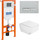 Инсталляция BelBagno BB002-80 с подвесным безободковым унитазом Cezares Cadro CZR-4823-CHR/CZR4823SC/BB002-80/BB010-MR-CHROME (кнопка смыва Marmi, хром глянец) - фото, картинка Инсталляция BelBagno BB002-80 с подвесным безободковым унитазом Cezares Cadro CZR-4823-CHR/CZR4823SC/BB002-80/BB010-MR-CHROME (кнопка смыва Marmi, хром глянец) - фото