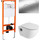 Инсталляция BelBagno с подвесным безободковым унитазом Cezares Eco CZR-526-TH-R/CZR-2040-SC/BB097/R.CR - фото, картинка Инсталляция BelBagno с подвесным безободковым унитазом Cezares Eco CZR-526-TH-R/CZR-2040-SC/BB097/R.CR - фото