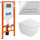 Инсталляция BelBagno с подвесным безободковым унитазом Cezares Stylus-Tor CZR-6601-TH-TOR/CZR2316SC/BB002-80/BB005-PR-CHROME (кнопка смыва Prospero, хром) - фото, картинка Инсталляция BelBagno с подвесным безободковым унитазом Cezares Stylus-Tor CZR-6601-TH-TOR/CZR2316SC/BB002-80/BB005-PR-CHROME (кнопка смыва Prospero, хром) - фото