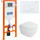Инсталляция BelBagno с подвесным безободковым унитазом Cezares Stylus-Tor CZR-6601-TH-TOR/CZR2316SC/BB002-80/BB014-SR-BIANCO (кнопка смыва Sfera, белый) - фото, картинка Инсталляция BelBagno с подвесным безободковым унитазом Cezares Stylus-Tor CZR-6601-TH-TOR/CZR2316SC/BB002-80/BB014-SR-BIANCO (кнопка смыва Sfera, белый) - фото